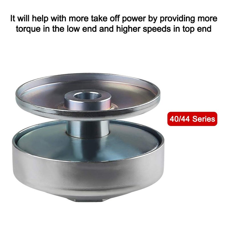 WATERWICH 1" Bore 40 Series Go Kart Torque Converter Driver Pulley Clutch Replacement for Comet 40/44 - Image 3